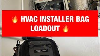 My HVAC INSTALL Bag LOADOUT  Veto Pro Pac TECH-MCT 