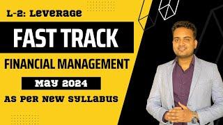 Ca Inter Financial management Fastrack Batch for May 2024 Attempt| Lecture 2| Leverage