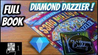 Full Book  Diamond  Dazzler Chasing the Diamonds!! #lottery #win #scratchofftickets #bigwin