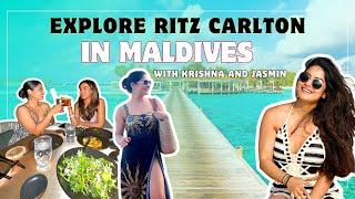 India To Maldives With BESTIE | Krishna Mukherjee | Jasmin Bhasin | Ultra Luxury | Ritz Carlton