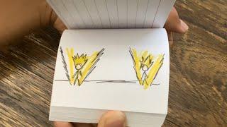 Goku vs Vegeta Stickman Flipbook #flipbook #stickman