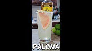 PALOMA Cóctel - Receta Muy Fácil - Bebida Tradicional Mexicana - #shorts