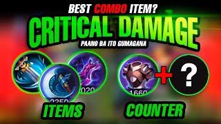 HOW TO BUILD CRITICAL OR HIGH DAMAGE? | WELL EXPLAINED TUTORIAL | CRIS DIGI | TIPS AND GUIDE MLBB