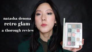 A super late review on the retro glam palette | quick tutorials of 3 looks | a pretty thorough test