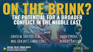 On the Brink? The Potential for a Broader Conflict in the Middle East