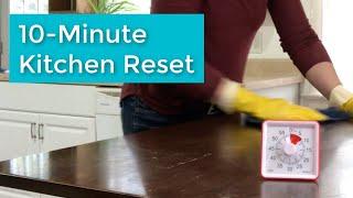 Clean With Me | 10-Minute Kitchen Reset