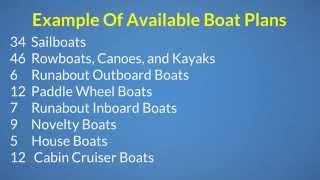 Wooden Boat Plans Online For Row Boats, Jon Boats, Sail Boats, Fishing Boats, Kayaks & Duck Boats