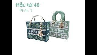 Mẫu túi 48 Thêu túi xách handmade phần 1