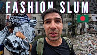 INSIDE THE WORLD'S BIGGEST FASHION SLUM  (It’s intense!) Dhaka, Bangladesh