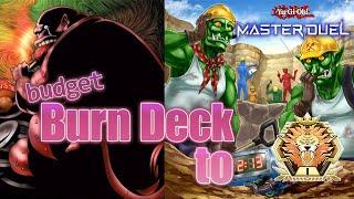 Budget Burn Deck to Master 1, YuGiOh Master Duel