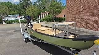 Custom Gheenoe LT10 Side Console by Big Frank's Outdoors.