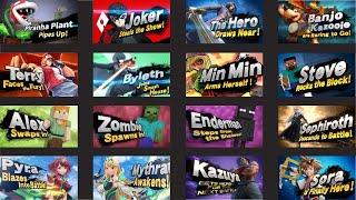 ALL Smash Bros. Ultimate DLC character trailers in order - Thank you, Sakurai, for everything.