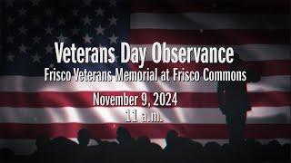 2024 Veterans Day Ceremony