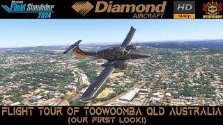 Flight Tour Of Toowoomba QLD Australia (Our First Look) Microsoft Flight Simulator 2024 #msfs2024