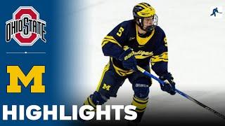 Ohio State vs Michigan | NCAA College Hockey | Highlights - February 02, 2024