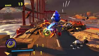 Sonic Forces 100% Walkthrough (Nintendo Switch) - Metal Sonic Boss Fight - All Red Rings - Part 19