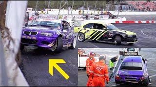 BMW E46 DESTROYED AFTER MASSIVE HOTPIT CRASH!