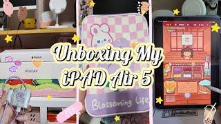 iPad Air 5 aesthetic unboxing | Cozy & Chill Boba Game