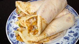 Spicy Chicken Shawarma Recipe  Shawarma Recipe  Homemade Shawarma Sauce  Ramadan Recipe 2025