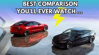 New Tesla Model 3 LR RWD vs 2025 Tesla Model 3s