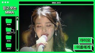 [믿고보는MMA] 울컥감동 주의 아이유(IU) - 이름에게 #멜론 #MELON