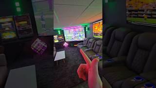 My CRAZY Basement GAME ROOM  #gamingsetup #housetour #viral #PS5