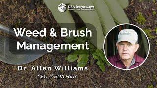 Sustainable yet Effective Ways for Weed & Brush Management