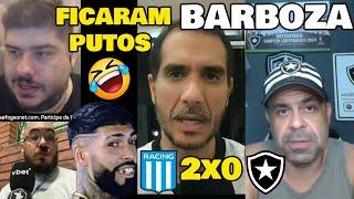 VAMOS RIR? REAÇÕES BOTAFOGUENSES - RACING 2x0 BOTAFOGO RECOPA.