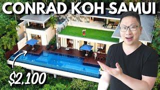 Best Conrad Resort In The World?! Staying In A $2,100 Luxury Villa | Conrad Koh Samui  Thailand