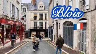 Blois, France  Walking Tour (4K HD), October 15, 2024 Loire Valley Europe City Walk