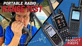 In-flight Radio Range Test - how far can portable aviation radios transmit?