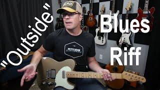 Play "Outside" the blues riff lesson 3 by Shawn Tubbs