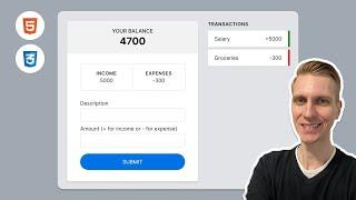 HTML & CSS Project for Beginners (2024)