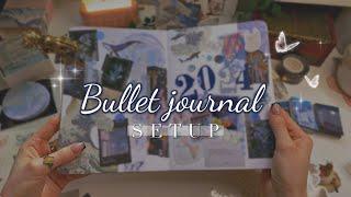 New 2024 Bullet Journal 🫐mid-year setup | plan with me 