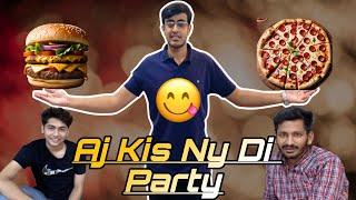 Aj Kis Ny Di Party | Friends Party | Friends Compitition | Pizza Party | Simple Village Life