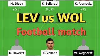 LEV vs WOL Dream11 team, Bundesliga Football League, Bayer 04 Leverkusen vs VfL Wolfsburg