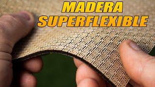 Madera SUPER Flexible. Corte Laser. Creality Falcon 2