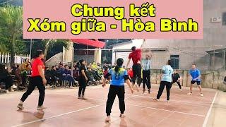 Chung kết Bóng chuyền hơi Nam Nữ Hòa Bình - Xóm Giữa