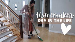 Day in the Life of a Homemaker | Grocery Haul, Cooking, Cleaning, & Decorating