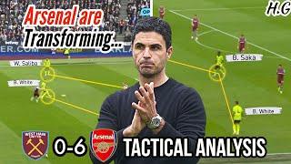 Arsenal Are Unpredictable Again, Arteta is Transforming: West Ham 0-6 Arsenal Tactical Analysis