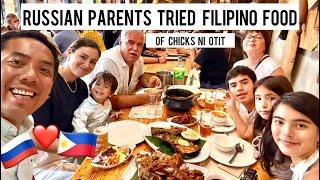 Russian Parents Tried FILIPINO FOOD of Chicks ni Otit in Tagaytay