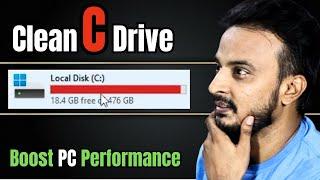 How to Clean C Drive Windows 11/10 |  Make Your PC Run Faster 2023