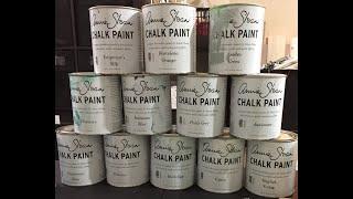 Annie Sloan Chalk Paint Blends Mixed Colors Swatches