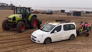 Van fails stuck on the beach