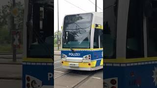 K4000 Polizei Bahn als Linie 12 nach Merkenisch an der (H) Niehl Nord | #köln #stadtbahn #tram #kvb