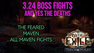 Path of Exile 3.24 Necropolis SRS Minion Instability | End Game Boss Fights...and a few deaths