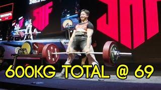 AGATA SITKO • 600KG TOTAL @ 69KG (WORLD RECORD) • 1st place Sheffield 2024 Powerlifting