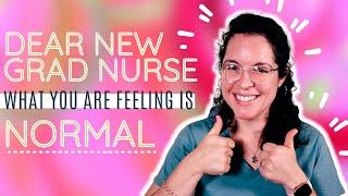 Dear New Grad Nurses, You Aren't Supposed To Feel Ready | New Nurse Tips and Pep Talk