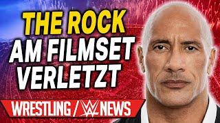 The Rock bei Dreharbeiten verletzt, Riddle in Autounfall verwickelt | Wrestling/WWE NEWS 63/2024