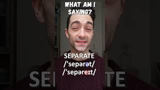 SEPARATE | Same Word, Different Sound And Meaning | Fun English For Advanced Speakers